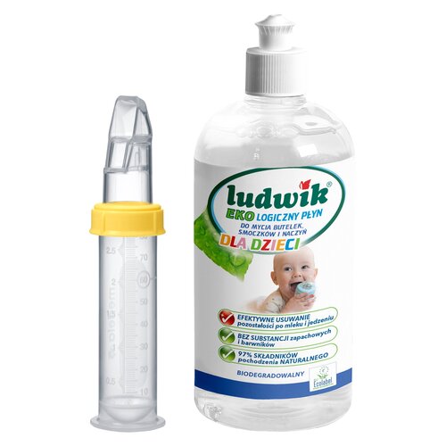 Butelka MEDELA 800.0400 + Płyn do mycia butelek i smoczków LUDWIK CG1010102ZEKL0121 475 ml