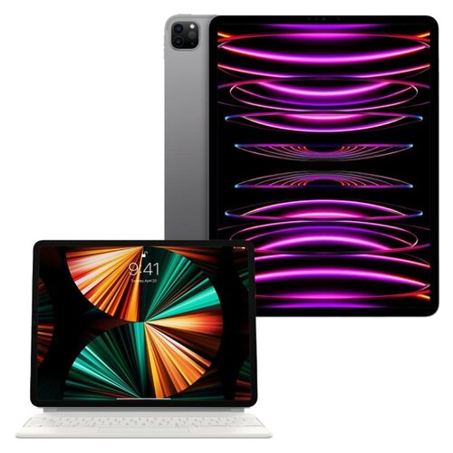 Tablet APPLE iPad Pro 12.9" 6 gen. 256 GB Wi-Fi Gwiezdna szarość + Etui na iPad Pro APPLE Magic Keyboard Biały Klawiatura