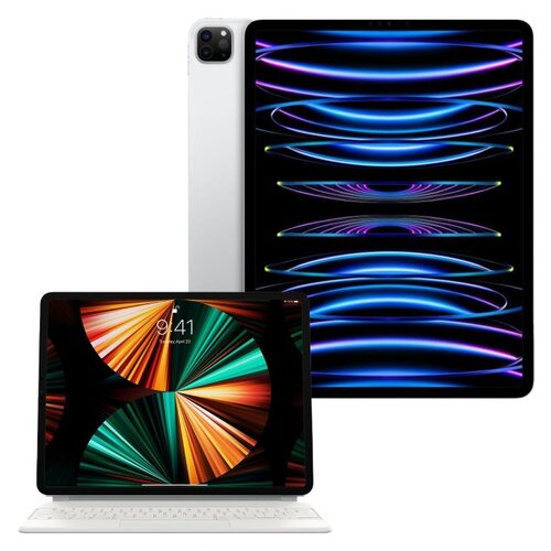 Tablet APPLE iPad Pro 12.9" 6 gen. 128 GB Wi-Fi Srebrny + Etui na iPad Pro APPLE Magic Keyboard Biały Klawiatura