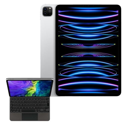 Tablet APPLE iPad Pro 11" 4 gen. 1TB 5G Wi-Fi Srebrny + Etui na iPad Air / iPad Pro APPLE Magic Keyboard Grafitowy Klawiatura
