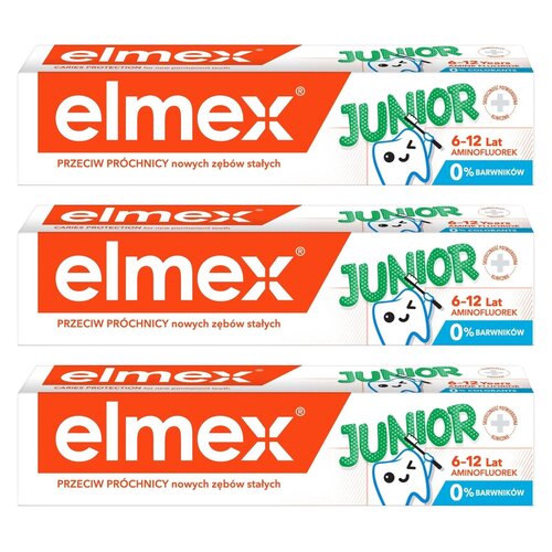 Pasta do zębów ELMEX Junior 3 x 75 ml