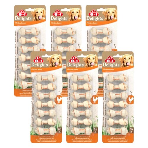Przysmak dla psa 8IN1 Delights Bones XS (42 szt.)