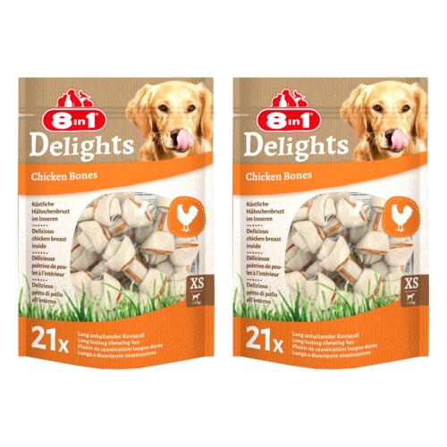 Przysmak dla psa 8IN1 Delights Bones XS (42 szt.)