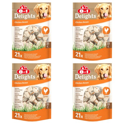 Przysmak dla psa 8IN1 Delights Bones XS (84 szt.)