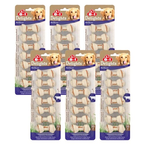 Przysmak dla psa 8IN1 Delights Beef Bone XS (42 szt.) 6 x 84 g