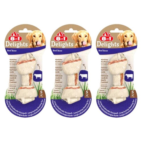 Przysmak dla psa 8IN1 Delights Beef Bone S (3 szt.) 3 x 35 g