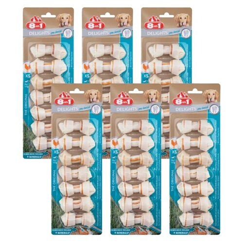 Przysmak dla psa 8IN1 Delights Pro Dental Bones XS (42 szt.) 6 x 84 g
