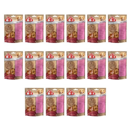 Przysmak dla psa 8IN1 Meaty Treats Freeze Dried Duck 16 x 50 g