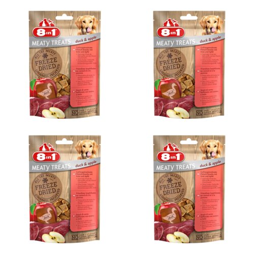 Przysmak dla psa 8IN1 Freeze Dried Duck/Apple 4 x 50 g