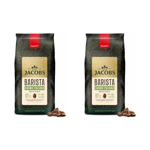Kawa ziarnista JACOBS Barista Editions Crema Italiano 2 x 1 kg