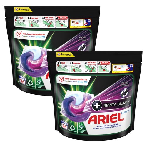 Kapsułki do prania ARIEL Revita Black 72 szt.