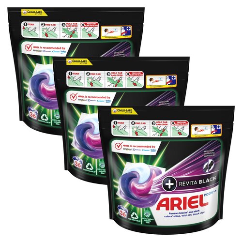 Kapsułki do prania ARIEL Revita Black 108 szt.