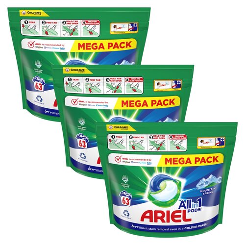 Kapsułki do prania ARIEL All in 1 Pods Mountain Spring 189 szt.