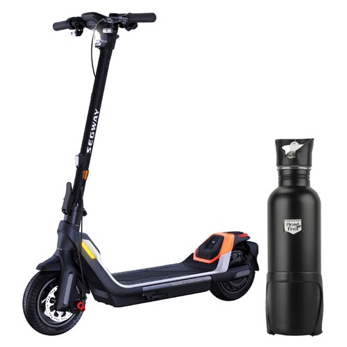 Hulajnoga elektryczna SEGWAY Ninebot KickScooter P65I 65km 500W 10.5" Czarny + Bidon termiczny FISCHER z uchwytem 86057 750 ml