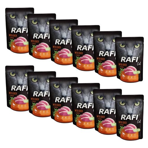 Karma dla kota RAFI Kaczka 12 x 100 g