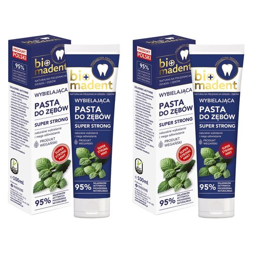 Pasta do zębów BIO MADENT Super Strong 100 ml 2 szt.
