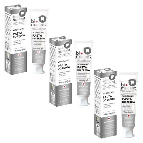 Pasta do zębów BIO MADENT Profesjonalna wybielająca 100 ml 3 szt.
