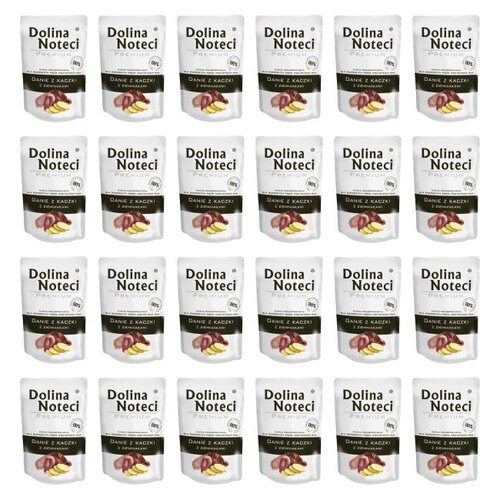 Karma dla psa DOLINA NOTECI Premium Kaczka z ziemniakami 24 x 100 g
