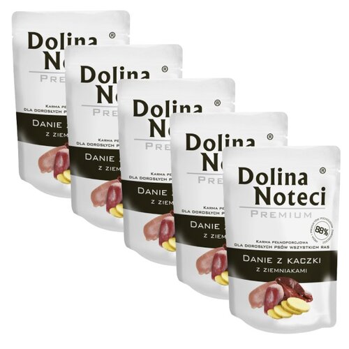 Karma dla psa DOLINA NOTECI Premium Danie z kaczki z ziemniakami 5 x 100 g
