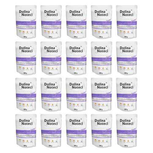 Karma dla psa DOLINA NOTECI Premium bogata w wątróbkę z królika z ozorami z jelenia 20 x 100 g