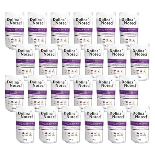 Karma dla psa DOLINA NOTECI Premium Królik z żurawiną 24 x 150 g