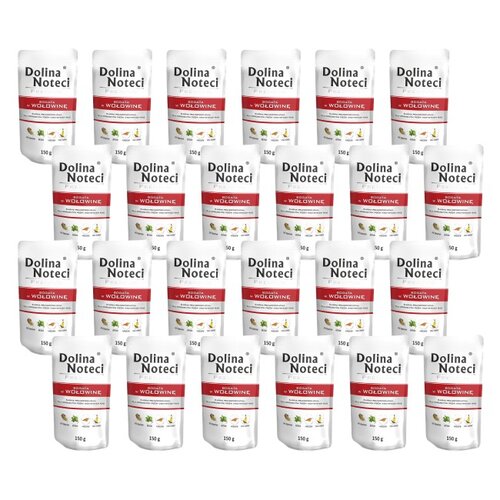 Karma dla psa DOLINA NOTECI Premium Wołowina 24 x 150 g