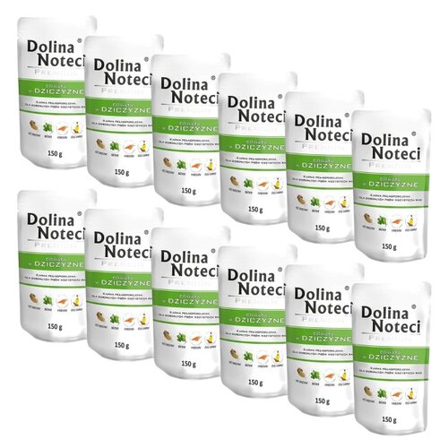 Karma dla psa DOLINA NOTECI Premium Dziczyzna 12 x 150 g