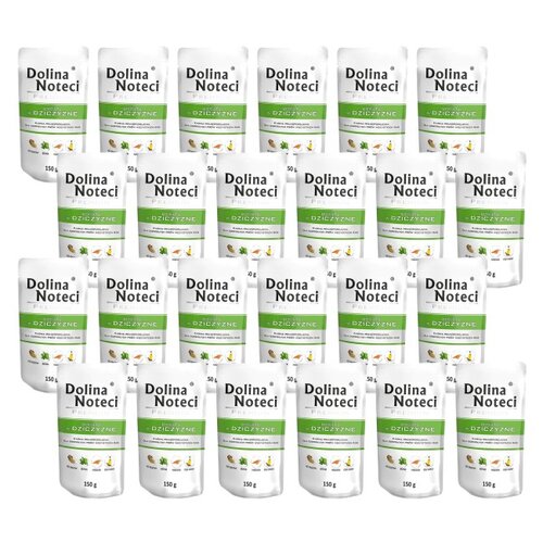 Karma dla psa DOLINA NOTECI Premium Dziczyzna 24 x 150 g