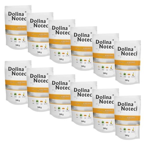 Karma dla psa DOLINA NOTECI Premium Kaczka z dynią 12 x 500 g