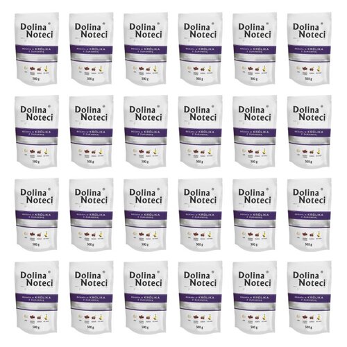 Karma dla psa DOLINA NOTECI Premium Królik z żurawiną 24 x 500 g