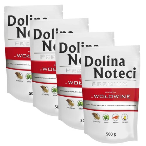 Karma dla psa DOLINA NOTECI Premium Wołowina 4 x 500 g