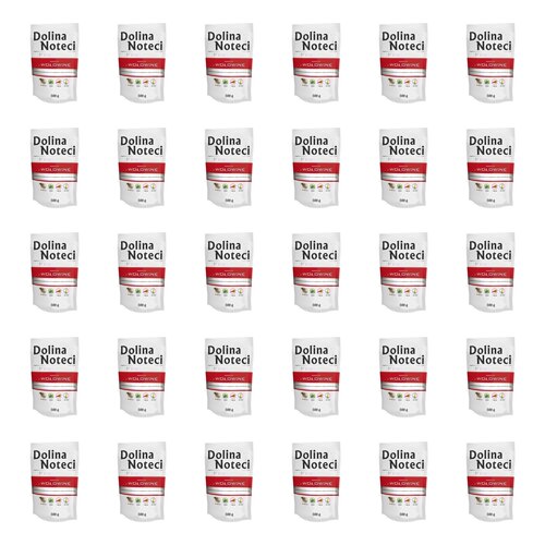 Karma dla psa DOLINA NOTECI Premium bogata w wołowinę 30 x 500 g