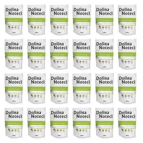 Karma dla psa DOLINA NOTECI Premium Dziczyzna 24 x 500 g