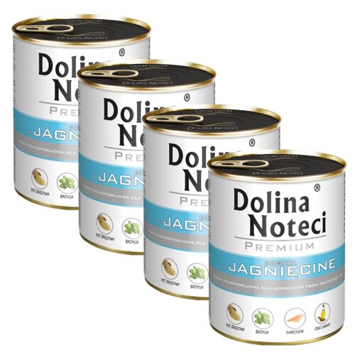 Karma dla psa DOLINA NOTECI Premium Jagnięcina 4 x 400 g