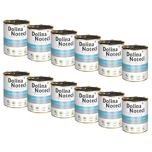 Karma dla psa DOLINA NOTECI Premium bogata w jagnięcinę 12 x 400 g