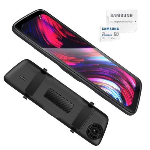 Wideorejestrator DDPAI Mola E3 Czarny + Karta pamięci SAMSUNG Pro Endurance microSDXC 128GB + Adapter