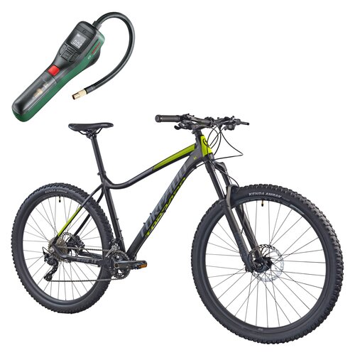 Rower górski MTB TORPADO Devon 1.9 M18 29 cali męski Czarno-żółty + Pompka rowerowa BOSCH EasyPump 0603947000