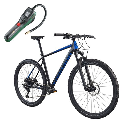 Rower górski MTB TORPADO Storm X9 M21 29 cali Męski Czarno-niebieski + Pompka rowerowa BOSCH EasyPump 0603947000