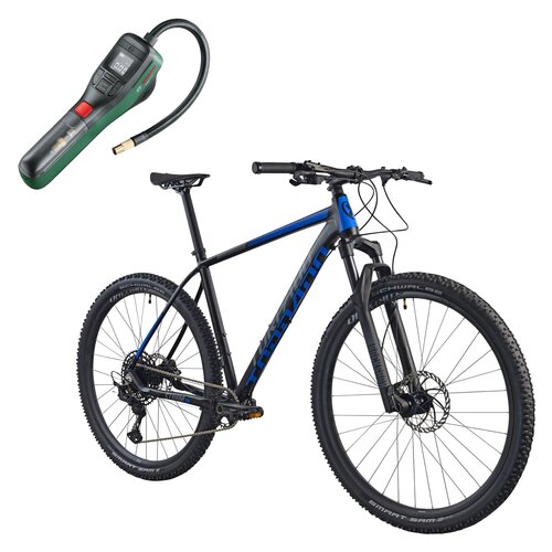 Rower górski MTB TORPADO Storm X9 M23 29 cali Męski Czarno-niebieski + Pompka rowerowa BOSCH EasyPump 0603947000