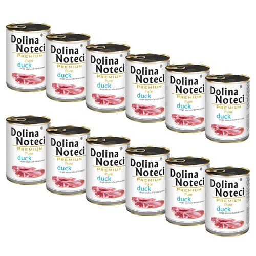 Karma dla psa DOLINA NOTECI Premium Pure bogata w kaczkę 12 x 400 g