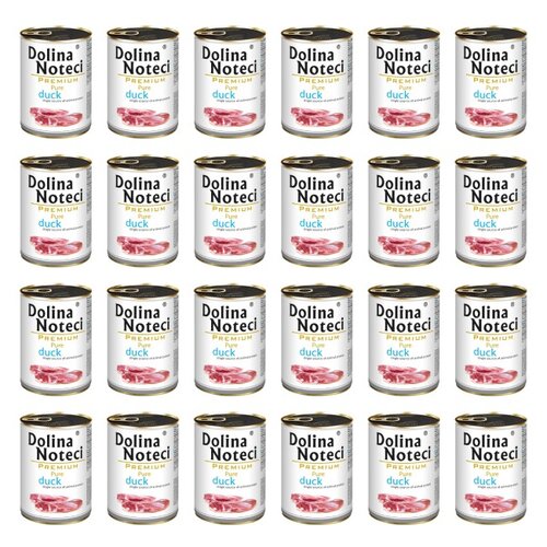 Karma dla psa DOLINA NOTECI Premium Pure bogata w kaczkę 24 x 400 g