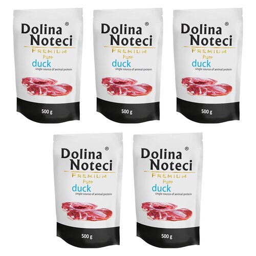 Karma dla psa DOLINA NOTECI Premium Pure bogata w kaczkę 5 x 500 g