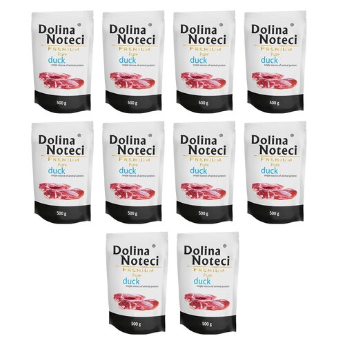 Karma dla psa DOLINA NOTECI Premium Pure bogata w kaczkę 10 x 500 g