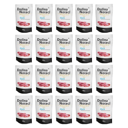 Karma dla psa DOLINA NOTECI Premium Pure bogata w kaczkę 20 x 500 g