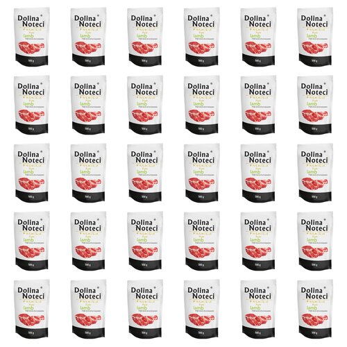 Karma dla psa DOLINA NOTECI Premium Pure bogata w jagnięcinę 30 x 500 g