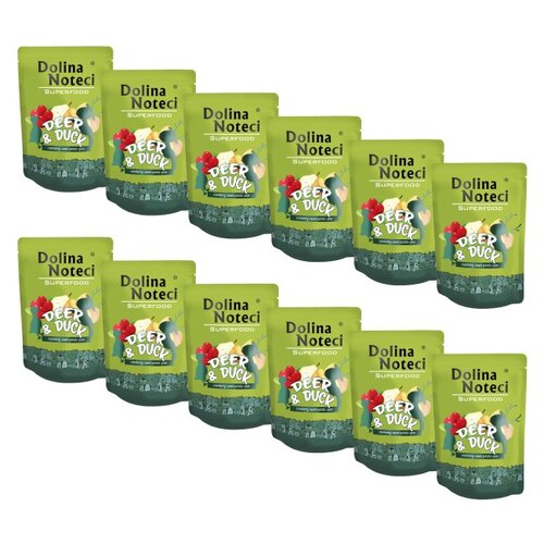 Karma dla psa DOLINA NOTECI Superfood Jeleń i kaczka 12 x 300 g