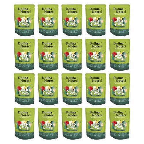 Karma dla psa DOLINA NOTECI Superfood z jeleniem i kaczką 20 x 300 g