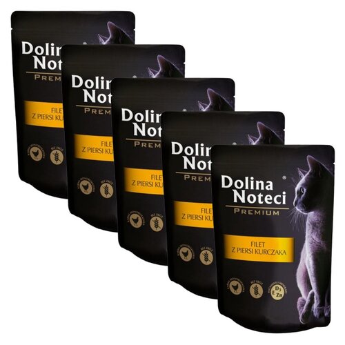 Karma dla kota DOLINA NOTECI Premium z filetem z kurczaka 5 x 85 g