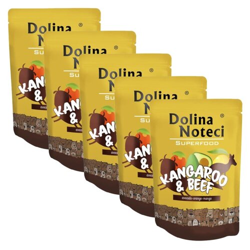 Karma dla psa DOLINA NOTECI Superfood z kangurem i wołowiną 5 x 300 g