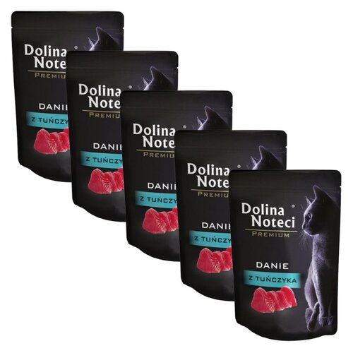 Karma dla kota DOLINA NOTECI Premium Danie z tuńczyka 5 x 85 g